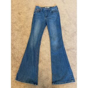 Idyllwind Miranda Lambert Womens High Rise Flare Jeans Blue Denim Size 8 32
